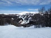 Uitzicht vanaf Vilina Voda (1841 m) naar Vrh Troglava (2072 m)