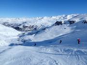 Afdaling bij de Pointe de la Masse (Les Menuires)