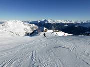 Pistes bij de Piz Martegnas