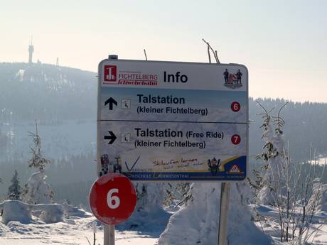 Ertsgebergtedistrict: oriëntatie in skigebieden – Oriëntatie Fichtelberg – Oberwiesenthal