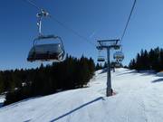 Herzogenhorn-Bahn - 4-persoons hogesnelheidsstoeltjeslift (koppelbaar) met kap