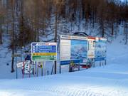 Gedetailleerd informatiebord bij het bergstation van de Wurzeralmbahn