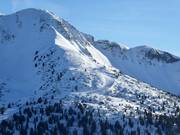 Uitzicht op de piste Doladizza