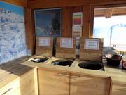 Afvalscheiding in het skigebied