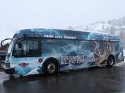 Geëlektrificeerde Park City Shuttle-bus