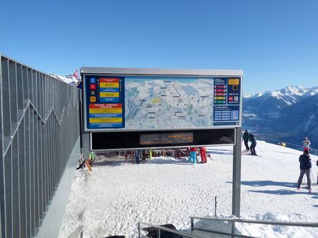 Franstalige deel van Zwitserland (Romandië): oriëntatie in skigebieden – Oriëntatie Crans-Montana