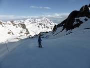 Piste Bergers met uitzicht op de Pic du Midi