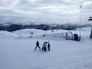 Oefenweide met transportband bij de Hangurstoppen