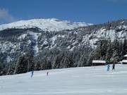 Uitzicht van Naraus op de Crap Sogn Gion