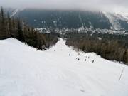 Dalafdaling naar Argentière