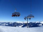 Schnee-Express - 8-persoons hogesnelheidsstoeltjeslift (koppelbaar) met kap en stoelverwarming