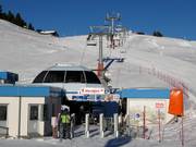 Obereggen - 4-persoons hogesnelheidsstoeltjeslift (koppelbaar)