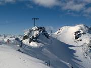 Overgang op de graat naar de Karrinne