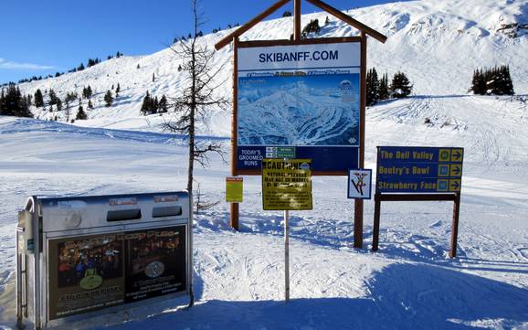 Massive Range: oriëntatie in skigebieden – Oriëntatie Banff Sunshine