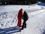 Hulp bij de oefenlift