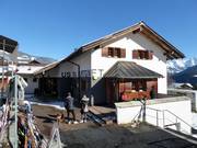 Restaurant Curtginet bij het dalstation in Waltensburg