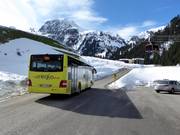 Skibus bij de Eisgratbahn