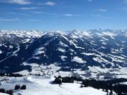 Uitzicht vanaf de Hohe Salve op Westendorf
