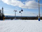 Zeer eenvoudige piste bij het Skicenter Syd