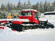 Dubbel houdt beter: de tweede Pistenbully 300 op de Sahnehang