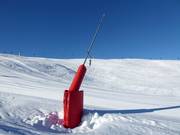 Sneeuwlans in het skigebied Les 3 Vallées