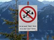 Afsluiting van afzonderlijke bosgebieden