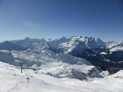 Uitzicht richting Wetterhorn en Finsteraarhorn