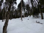 Moeilijke piste La Chute