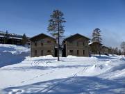 Vakantiehuizen aan de rand van de piste in Hundfjället