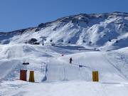 Wedstrijdparcours bij de Kalcheralm