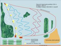 Pistekaart Dunakömlöd (Paks)
