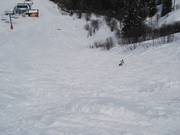 Zwarte variant van de piste Gueux