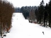 Wedstrijdhelling van onderen