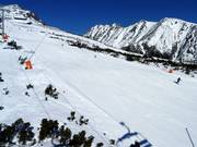 De pistes in Štrbské Pleso worden elke avond geprepareerd.