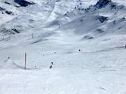 Makkelijke afdaling bij de Tuxerjoch