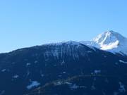 Vanaf de Zirler Berg kun je het Rangger Köpfl goed zien.