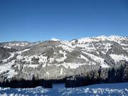 Uitzicht van Gryon op de Chaux Ronde