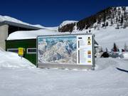 Groot informatiebord bij de Speiereck-Gipfelbahn