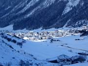 Centrum van Galtür (ca. 2 km naar het skigebied)