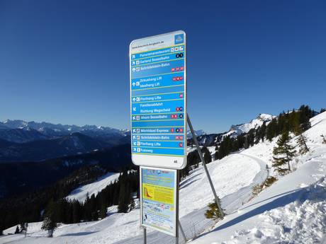 Beierse Vooralpen: oriëntatie in skigebieden – Oriëntatie Brauneck – Lenggries/Wegscheid