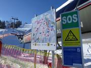 Kleine infoborden ter oriëntatie