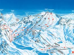 Pistekaart Mölltaler Gletscher (Mölltal-gletsjer)
