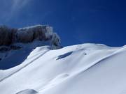 Onbeveiligde poedersneeuwhellingen bij de Hohen Ifen