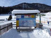 Informatiebord bij het middenstation