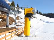 Sneeuwkanon in het skigebied Carezza