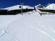 Geprepareerde piste in Tatranská Lomnica