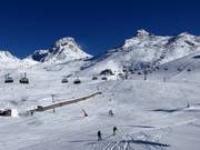 Makkelijke piste bij Viderböden op de Idalp