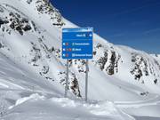 Duidelijke bewegwijzering bij de Alteck