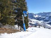 Krachtige sneeuwkanon in Sillian