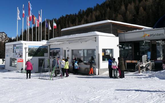 Passeiertal: netheid van de skigebieden – Netheid Pfelders (Moos in Passeier)